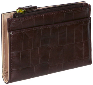 Thumbnail 3: Mundi Mundi Delilah Crocodile Bifold Coin Case Wallet 