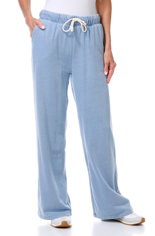 Thumbnail 1: GOTTEX Gottex Womens Solid Wide Leg Sweatpants 