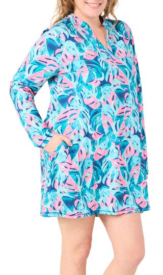 Thumbnail 2: REEL LEGENDS Reel Legends Plus Long Sleeve Mana Dress 