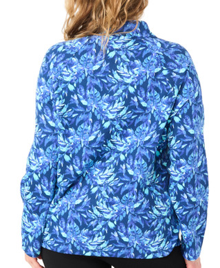 Thumbnail 2: REEL LEGENDS Reel Legends Plus Long Sleeve French Terry Palm Jacket 