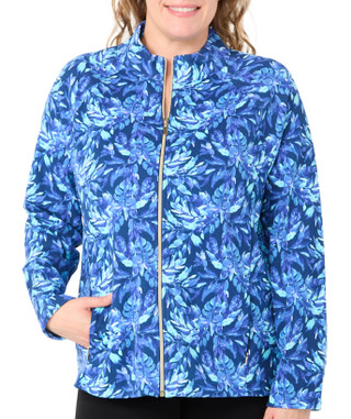 Thumbnail 1: REEL LEGENDS Reel Legends Plus Long Sleeve French Terry Palm Jacket 