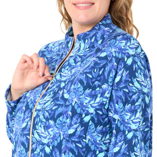 Thumbnail 3: REEL LEGENDS Reel Legends Plus Long Sleeve French Terry Palm Jacket 