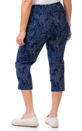Thumbnail 2: Zac & Rachel Zac & Rachel Womens Print Pull-On Capris 