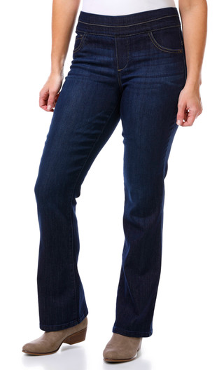 Thumbnail 1: Democracy Democracy Womens Ab-Tech High Rise Itty Bitty Bootcut Jeans 