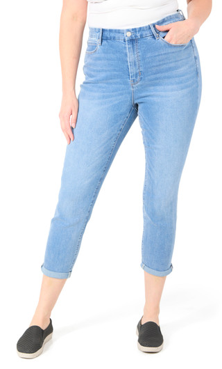 Thumbnail 1: Nicole Miller Nicole Miller Plus High Rise Skinny Ankle Jeans 