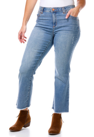 Thumbnail 1: Democracy Democracy Women's Ab-Tec High Rise Itty Bitty Flare Jeans 