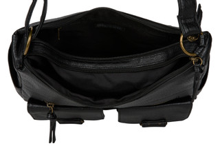 Thumbnail 2: Bueno Bueno Utility Double Pocket Hobo Satchel Bag 
