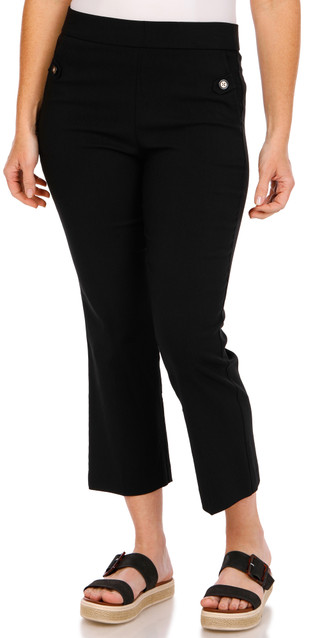 Thumbnail 1: Counterparts Counterparts Womens 25 in Button Tab Kick Flare Pants 