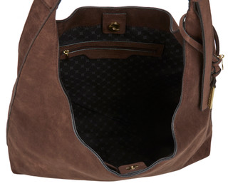 Thumbnail 4: BCBGeneration BCBGeneration Suede Satchel Hobo Bag 