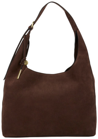 Thumbnail 1: BCBGeneration BCBGeneration Suede Satchel Hobo Bag 