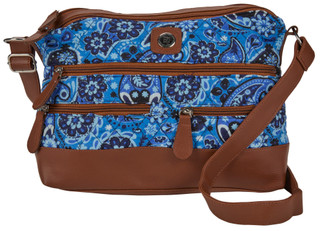 Thumbnail 1: Stone Mountain Stone Mountain Quilted Cotton Floral Irene Hobo Bag 