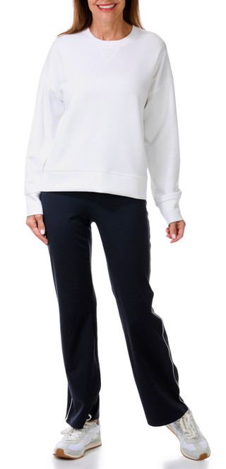 Thumbnail 1: RBX RBX Womens Active 2 Pc Soft Pullover Top and Flare Pant Set 