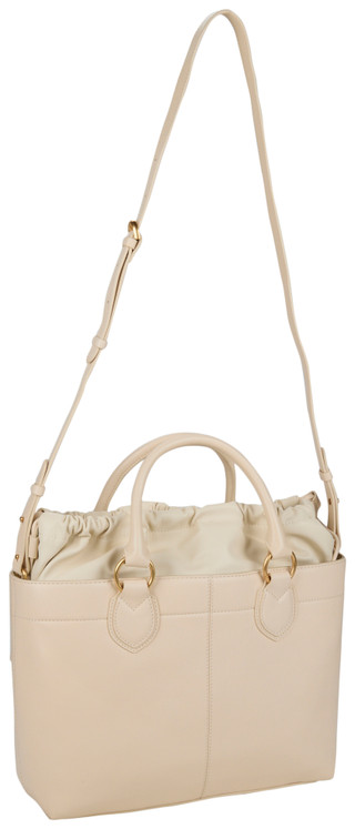 Thumbnail 2: Vince Camuto Vince Camuto Liann Solid Color Leather Crossbody Tote Bag 