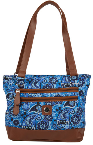 Thumbnail 1: Stone Mountain Stone Mountain Quilted Cotton Floral Tote Bag 