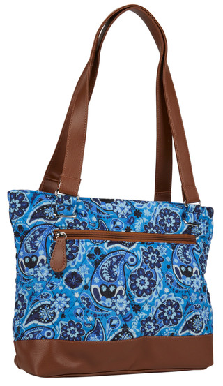 Thumbnail 3: Stone Mountain Stone Mountain Quilted Cotton Floral Tote Bag 