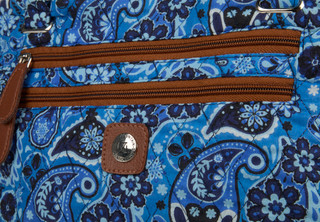Thumbnail 4: Stone Mountain Stone Mountain Quilted Cotton Floral Tote Bag 
