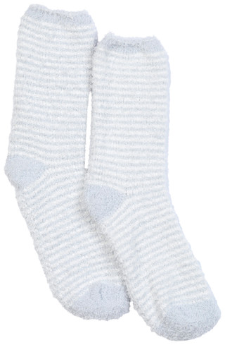 Thumbnail 2: JACLYN Jaclyn Womens 3 Pc Bow Embossed Velour Pajama Set & Socks 