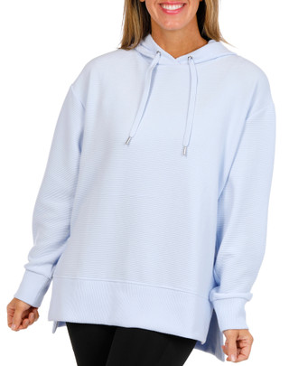 Thumbnail 1: Danskin Danskin Womens Active Ottoman Rib Hoodie 