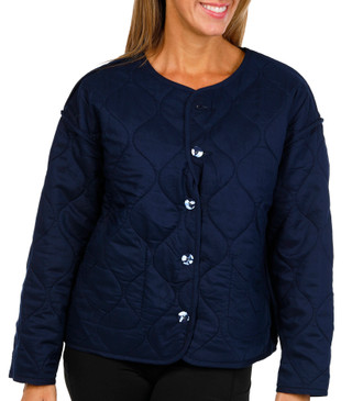 Thumbnail 4: Onque Onque Petite Floral Quilted Button Reversible Jacket 