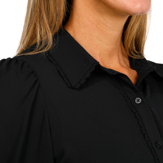 Thumbnail 2: Zac & Rachel Zac & Rachel Womens Long Sleeve Woven Lace Button Down Top 