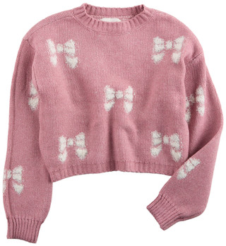 Thumbnail 1: No Comment No Comment Big Girls Mossy Bow Sweater 