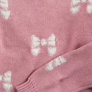 Thumbnail 2: No Comment No Comment Big Girls Mossy Bow Sweater 