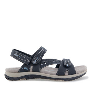 Thumbnail 5: JBU JBU Womens Stephie Wide Width Vegan Flat Sandals 
