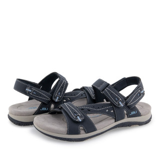 Thumbnail 6: JBU JBU Womens Stephie Wide Width Vegan Flat Sandals 