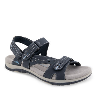 Thumbnail 1: JBU JBU Womens Stephie Wide Width Vegan Flat Sandals 