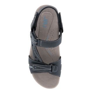 Thumbnail 8: JBU JBU Womens Stephie Wide Width Vegan Flat Sandals 