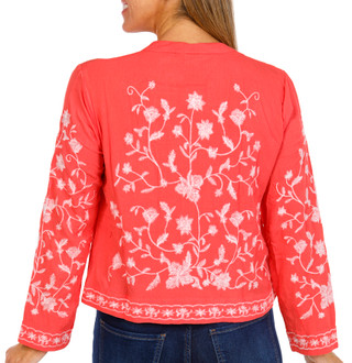 Thumbnail 2: LIV LOS ANGELES Liv Los Angeles Womens Long Sleeve Embroidered Button Top 