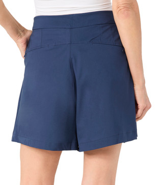 Thumbnail 3: Stella Parker Stella Parker Womens Pleated Front Wide Leg Print Shorts 