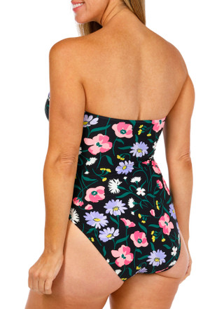 Thumbnail 3: KATE SPADE Kate Spade Womens Print Bandeau One Piece Swimsuit 