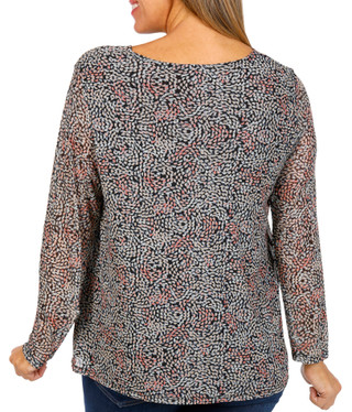Thumbnail 2: Skyes The Limit Skyes The Limit Womens Long Sleeve Mesh Square Neck Top 
