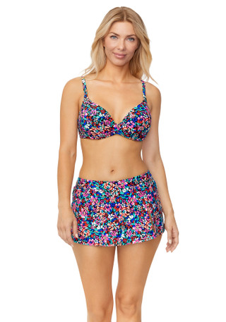 Thumbnail 2: Leilani Leilani Womens Floral Lux Skirtini Swim Skirt 