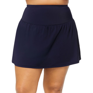 Thumbnail 1: Leilani Leilani Plus Solid Hi-Waist Tummy Control Skirtini 