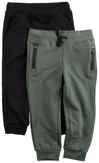 Thumbnail 1: 90 DEGREE BY REFLEX 90 Degree By Reflex Toddler Boys 2 Pk Terry Brushed Joggers 