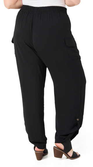 Thumbnail 2: NY COLLECTION NY Collection Plus Airflow Wide Leg Pull On Pants 