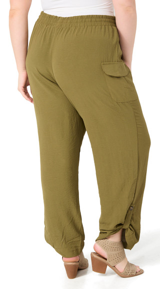 Thumbnail 2: NY COLLECTION NY Collection Plus Airflow Wide Leg Pull On Pants 