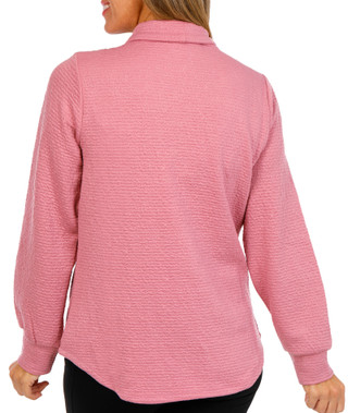Thumbnail 2: BEARPAW Bearpaw Womens Ottoman Long Sleeve Ripple Tunic Hoodie 