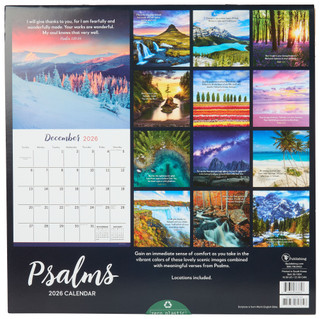 Thumbnail 2: TF Publishing TF Publishing Pslams 2026 Daily Wall Calendar 