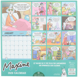Thumbnail 2: TF Publishing TF Publishing Maxine Cartoon 2026 Daily Wall Calendar 