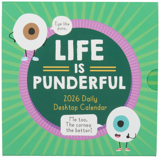 Thumbnail 1: TF Publishing TF Publishing Life is Punderful 2026 Daily Desktop Calendar 