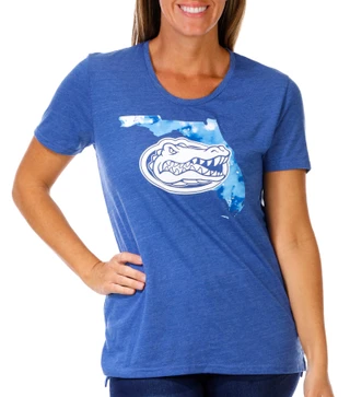 Thumbnail 1: Florida Gators Florida Gators Womens Short Sleeve Tie Dye T-Shirt 