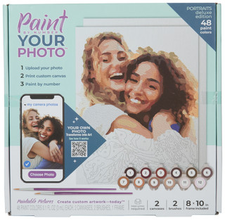 Thumbnail 1: PAINTABLE PICTURES Paintable Pictures Paint Your Photo Portrait Deluxe Edition 