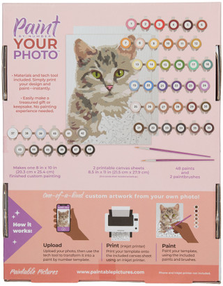 Thumbnail 2: PAINTABLE PICTURES Paintable Pictures Paint Your Photo Pets Edition 