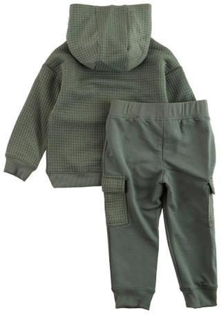 Thumbnail 2: 90 Degree 90 Degree Toddler Boys Active 2 Pc Cargo Joggers Set 