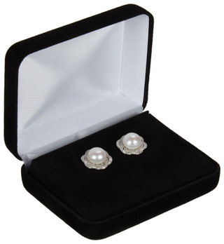 Thumbnail 1: LUCORAL Lucoral Freshwater Pearl Sterling Silver Stud Earrings 