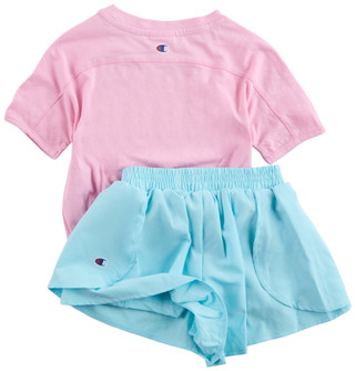 Thumbnail 2: Champion Champion Toddler Girls Active 2 Pc Shorts Set 