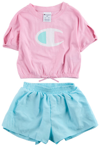 Thumbnail 1: Champion Champion Toddler Girls Active 2 Pc Shorts Set 